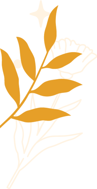 gold flowers left